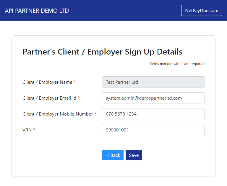 API Integration with NetPayDue