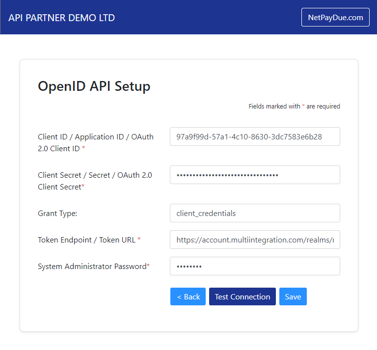API Integration with NetPayDue