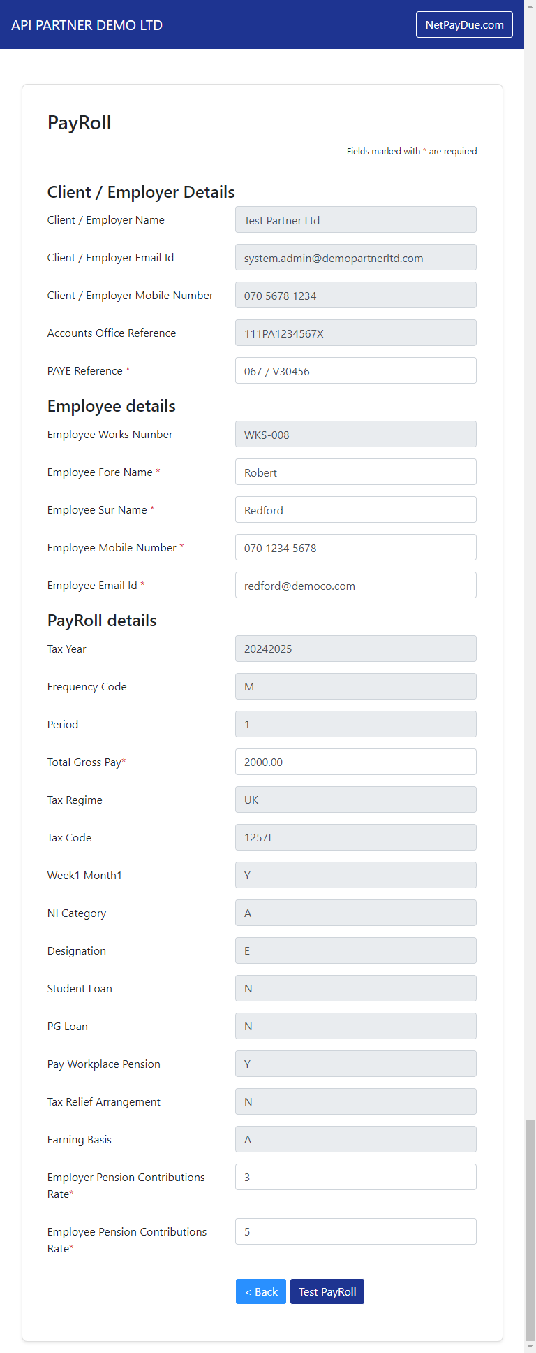 API Integration with NetPayDue